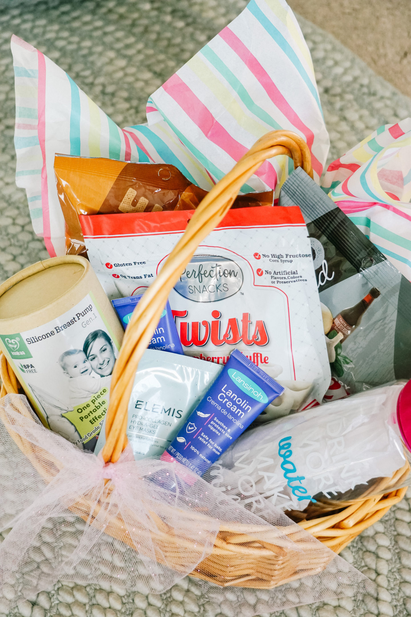 Breastfeeding Basket (for new moms) - Crabcakes & Crew Cuts